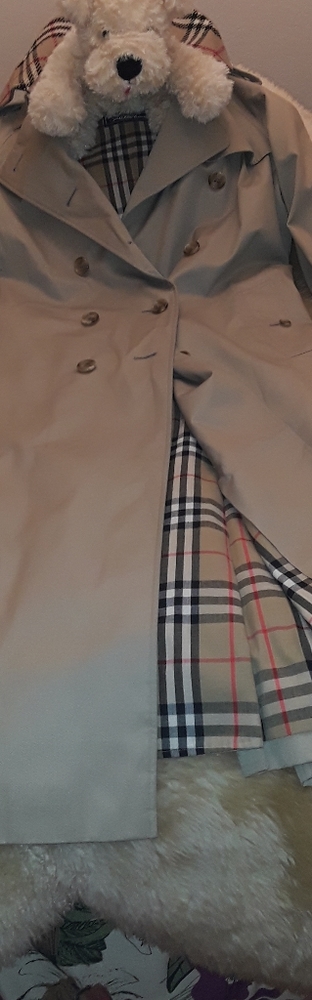 Burberry Chelsea long trench coat made for Saks Fifth Ave